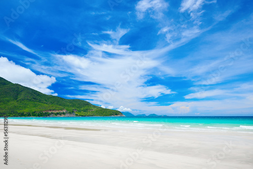 Fototapeta Naklejka Na Ścianę i Meble -  sand of beach caribbean sea