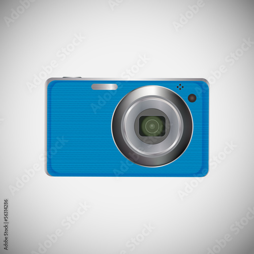 Camera wood application icons vector illustration
