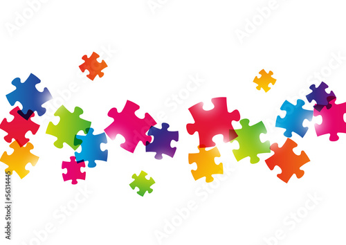 Color puzzle background for Your design