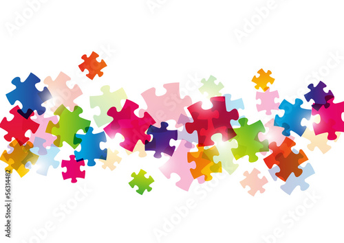 Color puzzle background for Your design