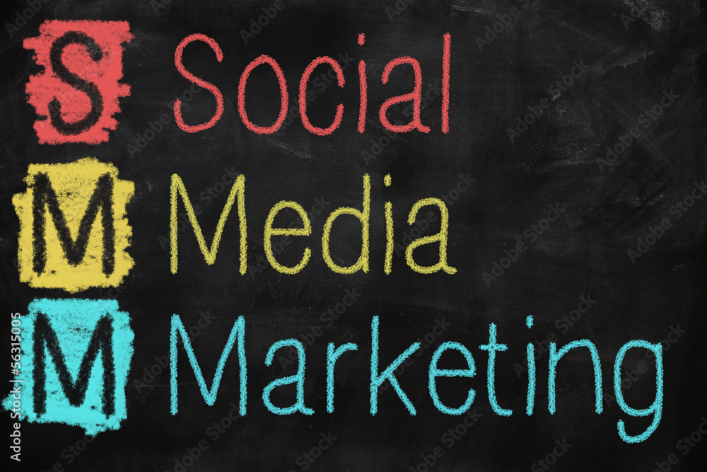 Social media marketing concept Social media marketing concept