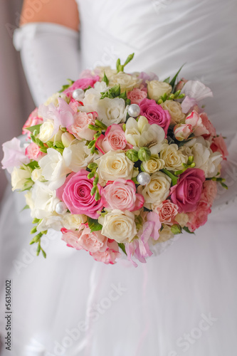 Wedding bouquet closeup