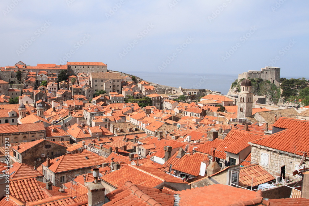 urban general view of Dubrovnik