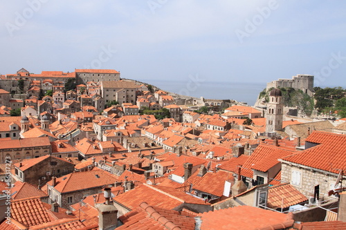 urban general view of Dubrovnik