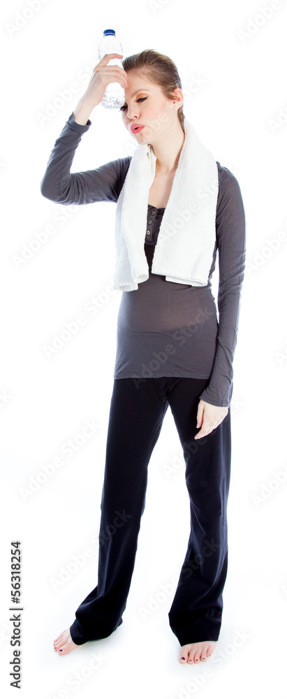 Attractive caucasian girl in her 30 shot in studio Attractive caucasian girl in her 30 shot in studio