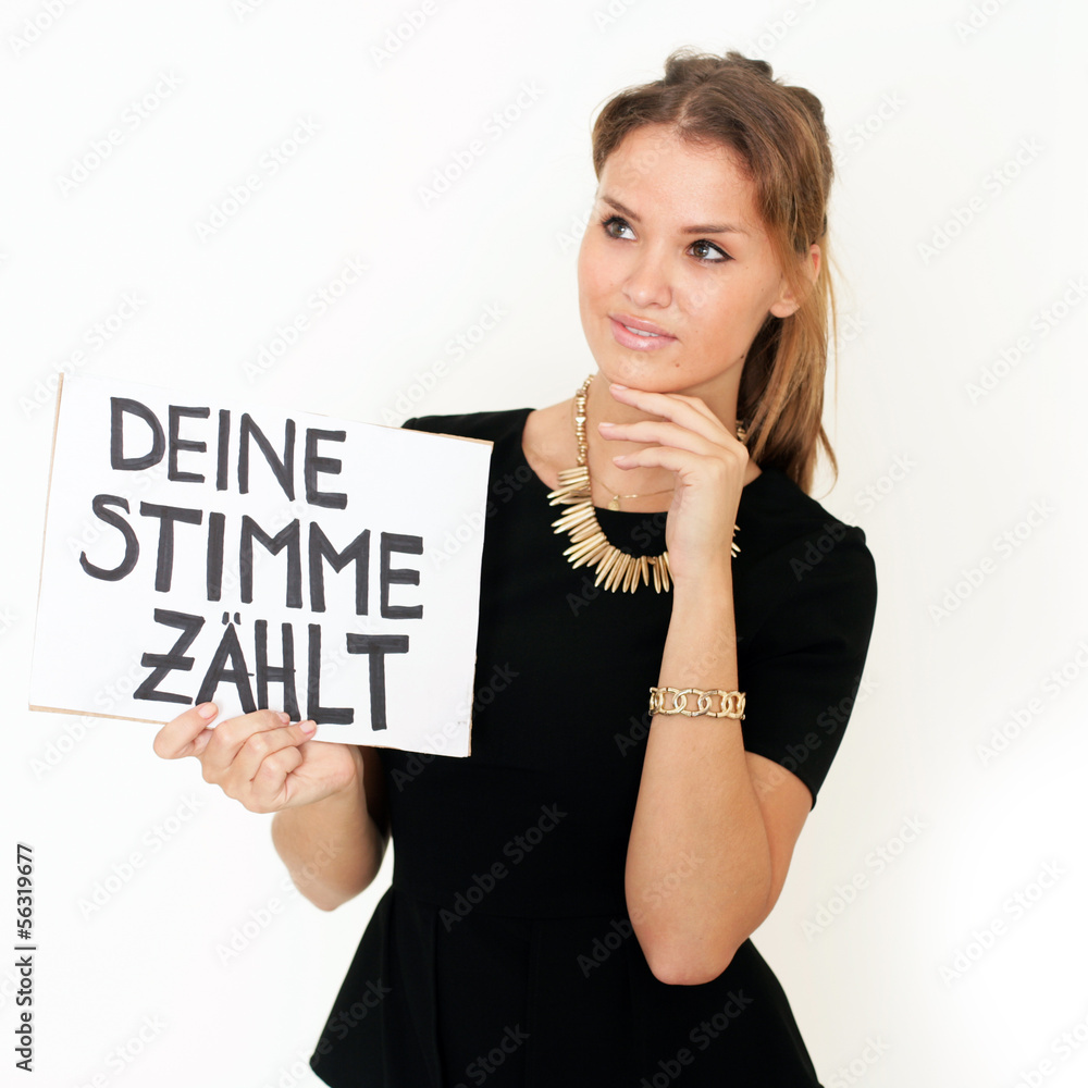 Deine Stimme zählt Deine Stimme zählt