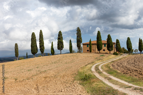 typical Tuscany landscape  Italy