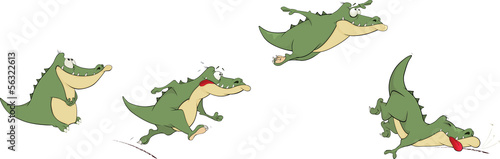 Obraz na płótnie Crocodiles.