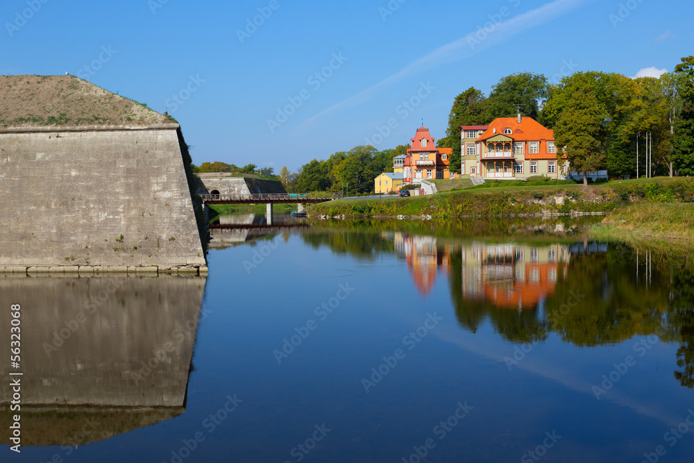 Fototapeta premium View of Kuressaare in Saaremaa, Estonia