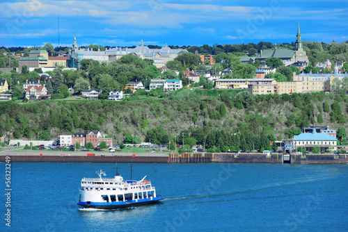 Boat in Quebec City photo