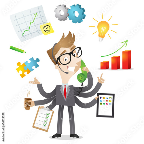 Businessman, multitasking, all-rounder, hard-working,