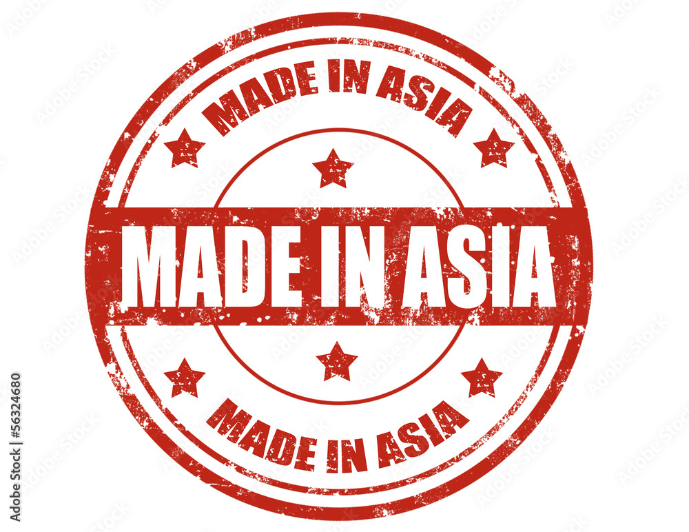 Made in Asia-stamp