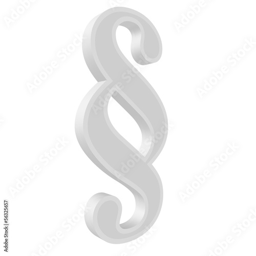 Paragraf Papier 3D Symbol