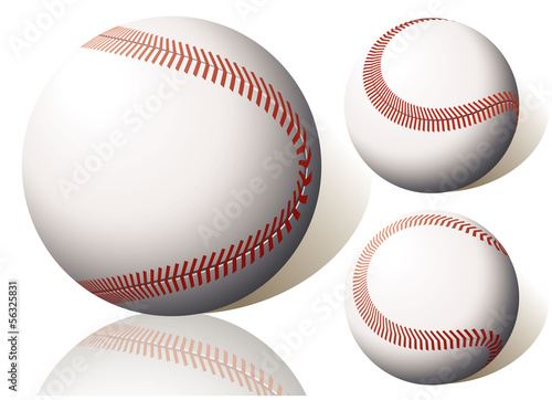 Baseball. Vector.