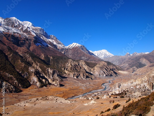 Valley in Himalayas