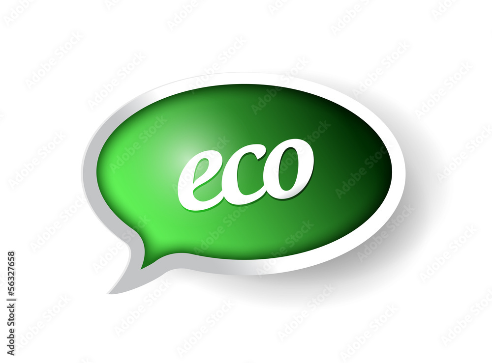 eco message bubble illustration design eco message bubble illustration design
