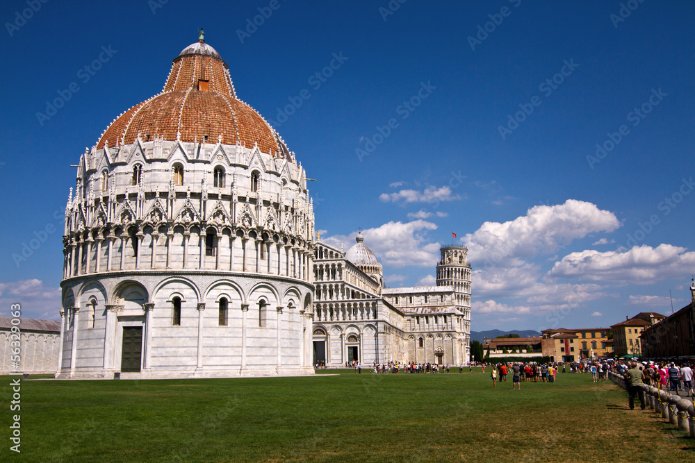 Pisa, Piazza dei Miracoli, Baptisterium