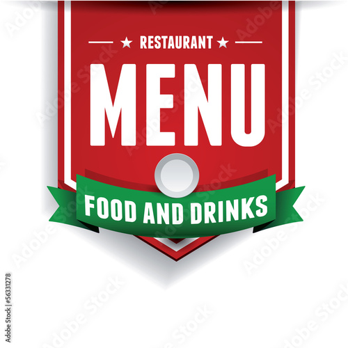 Vector. Restaurant menu design