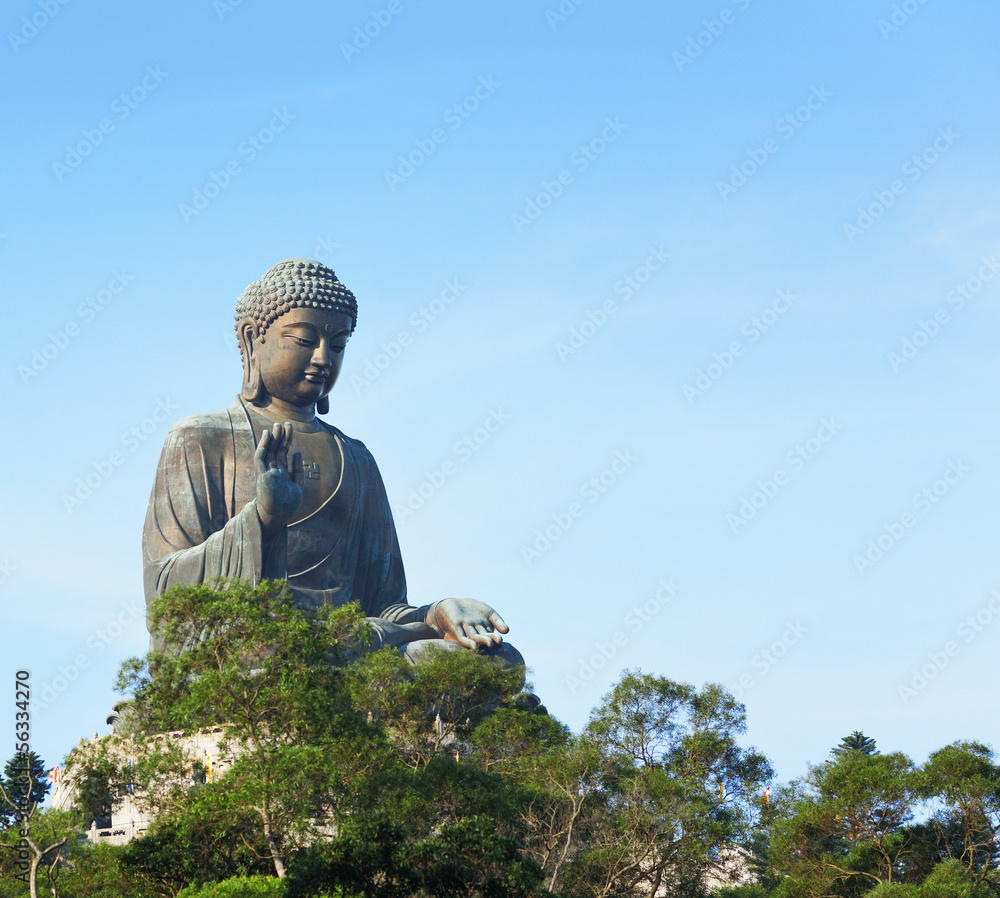 Fototapeta premium Giant buddha in Hong Kong