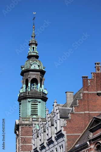 Clocher de l'église Ste Elisabeth à Mons ( Belgique ) photo