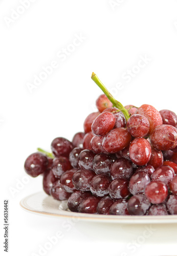 Red grapes