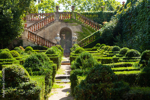 Desvalls Palace at Labyrinth Park of Horta