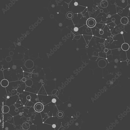 Dark network color technology communication background