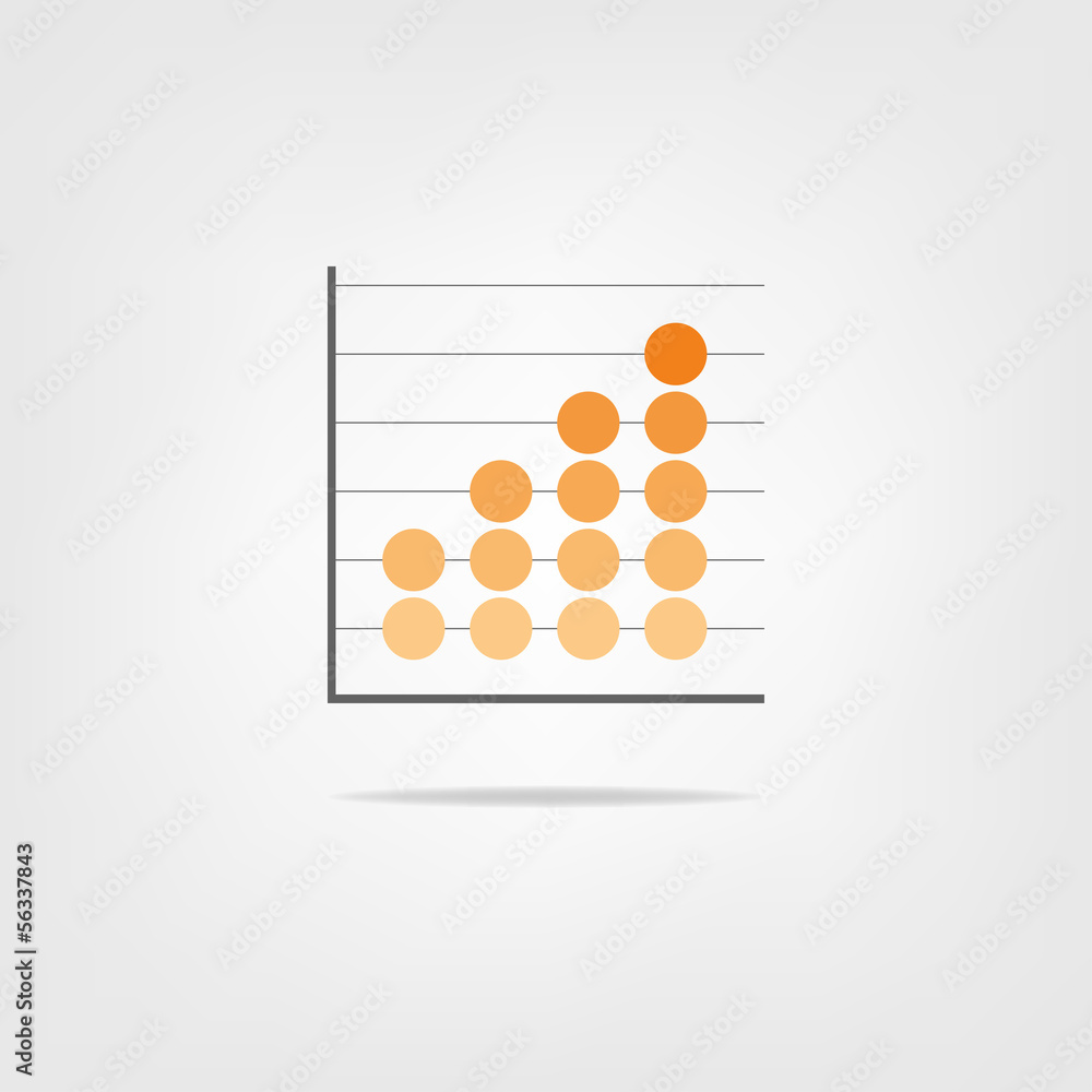 Abstract graph element for infographics