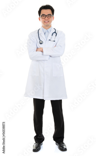 Asian male medical doctor