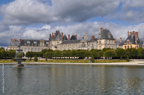 Ch  teau de Fontainebleau depuis le Grand Parterre