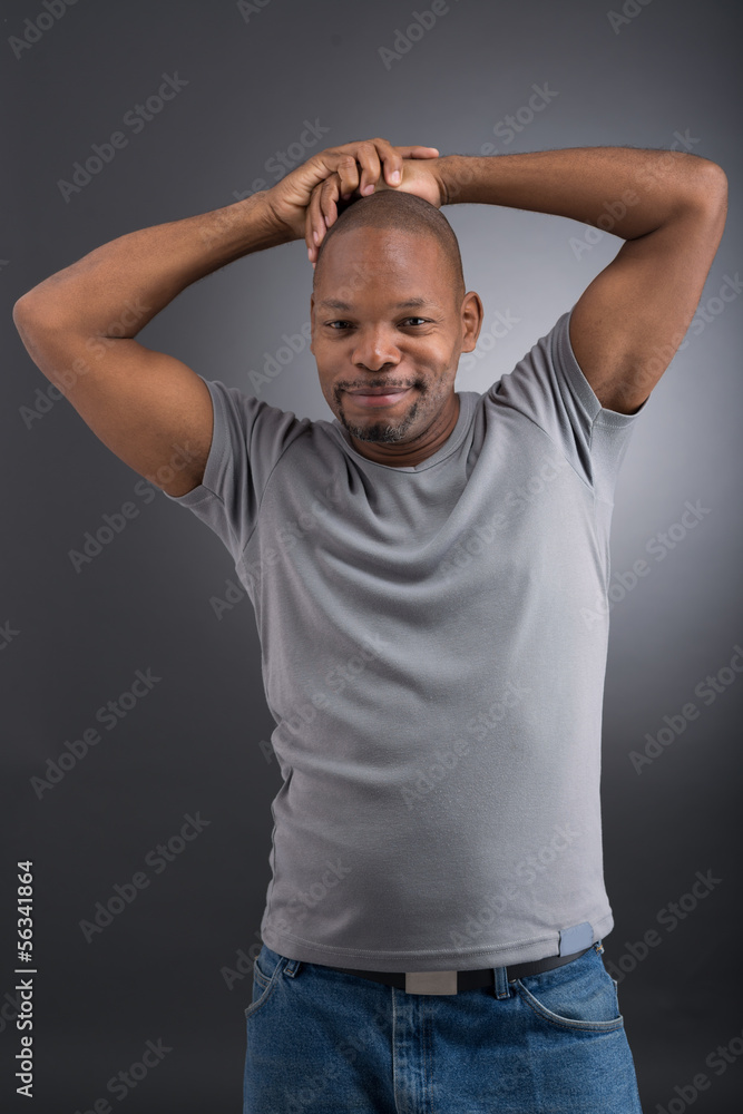 Cheerful man Cheerful man