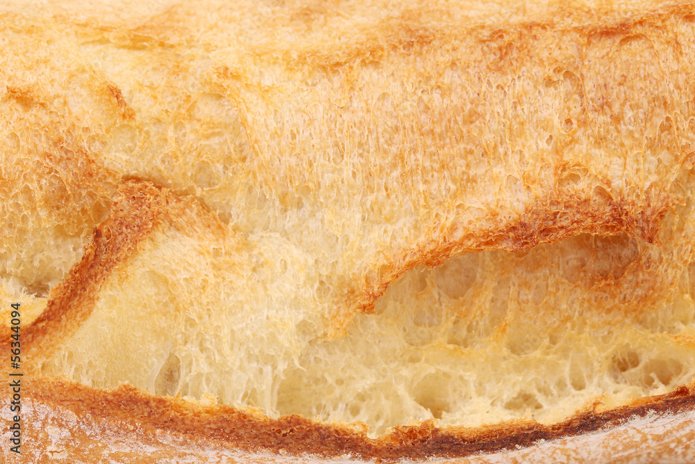 Fragment of long loaf. Fragment of long loaf.