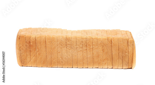White sliced bread