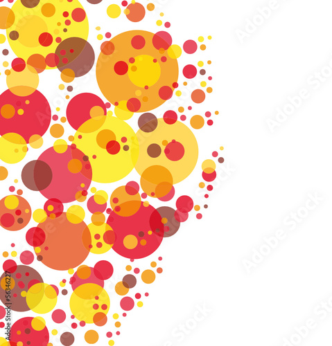 Colorful festive lens background.