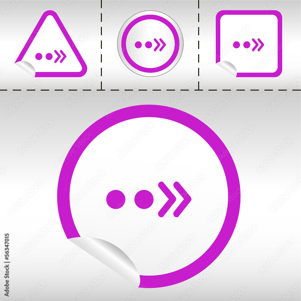 Arrow sign icon set Arrow sign icon set