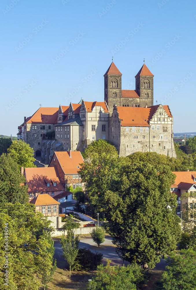 The castle and church, Quedlinburg, Germany