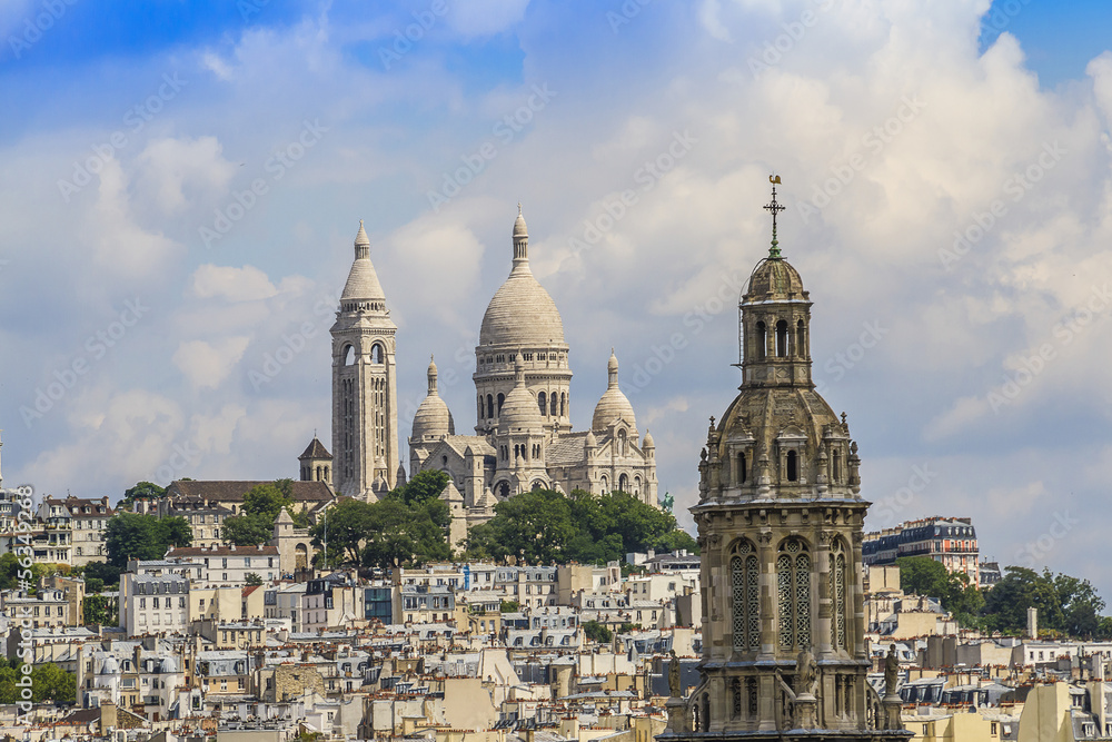 Panoramic view of Paris. France