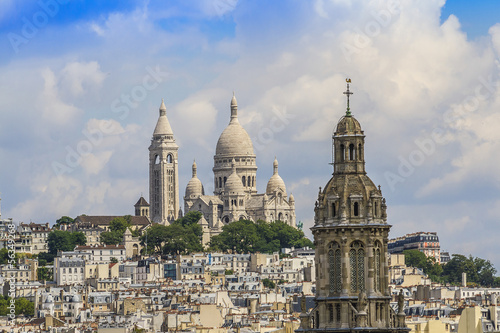Panoramic view of Paris. France © dbrnjhrj