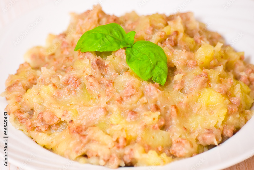 Mashed potato with minced meat Mashed potato with minced meat