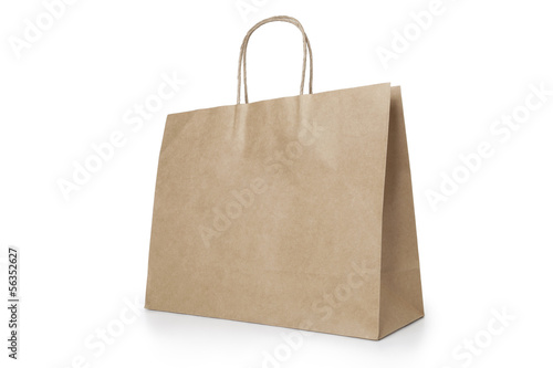 Brown shopping bag