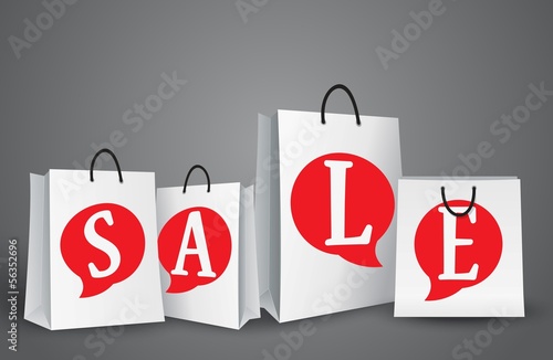 Sale shopping bags