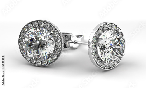 Diamond Earrings © selensergen
