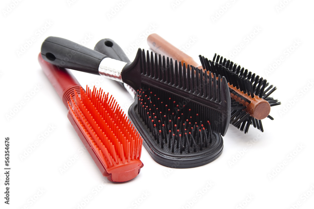 Verschiedene Haarbürsten Verschiedene Haarbürsten