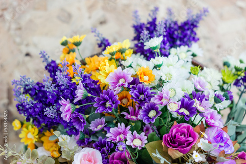 Colorful bouquets