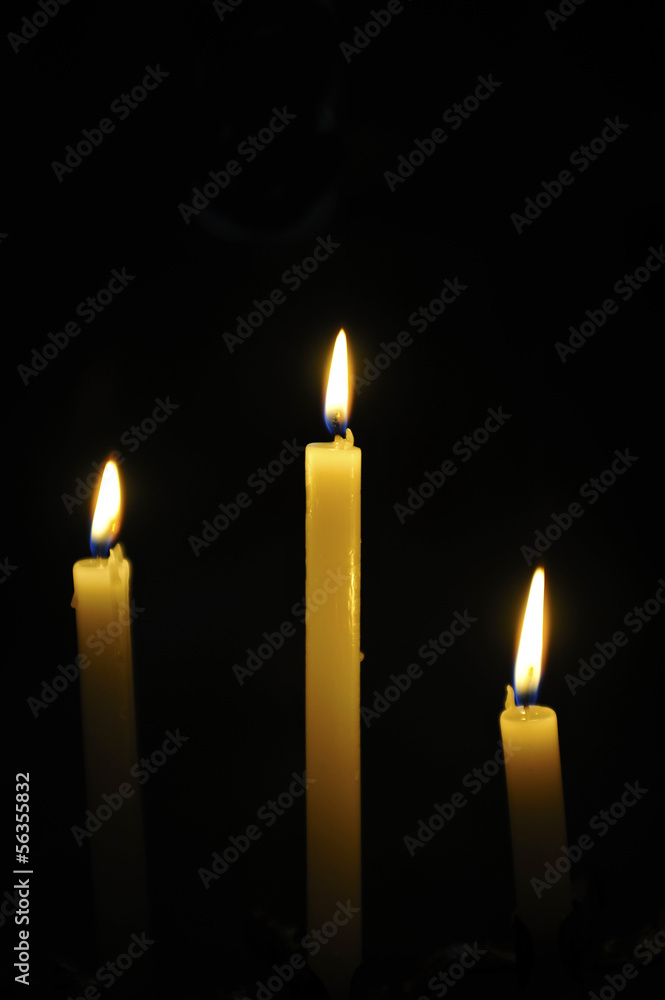 Three candles Three candles