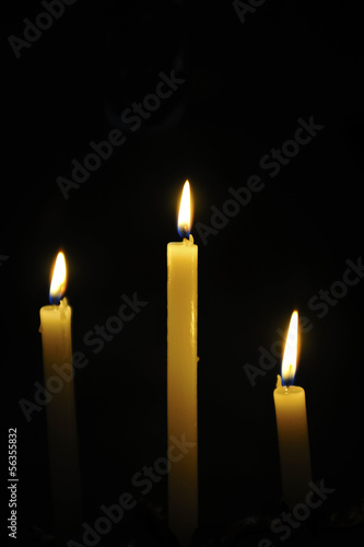 Three candles