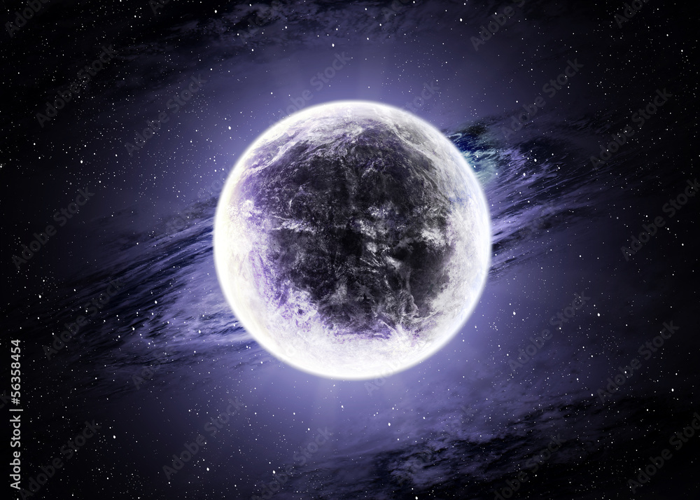 Fototapeta premium Beautiful space background