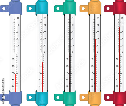 The outdoors thermometer