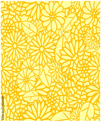 Floral vector seamless.