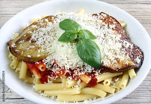 Fotografie Pasta alla norma siciliana